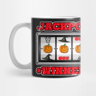 Pumpkin Casino Slot Machine Halloween Gambling Mug